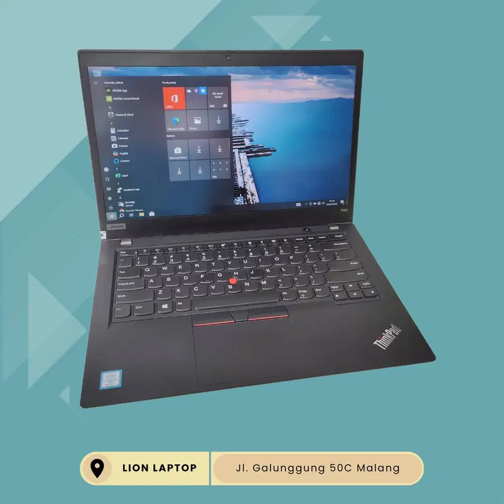 Double VGA NVIDIA Core i5 8/256 Slim Lenovo Thinkpad T490 [24|02]