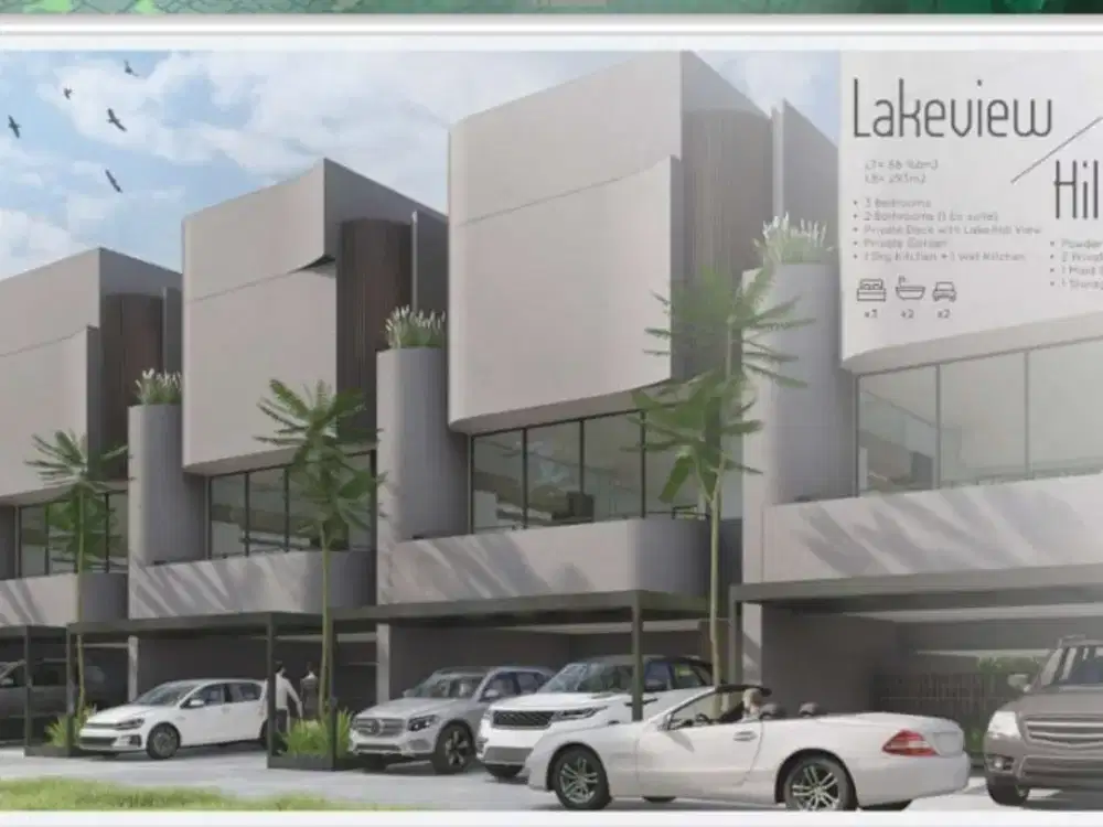 Rumah Baru Mewah dengan style Modern-Tropical di Andara