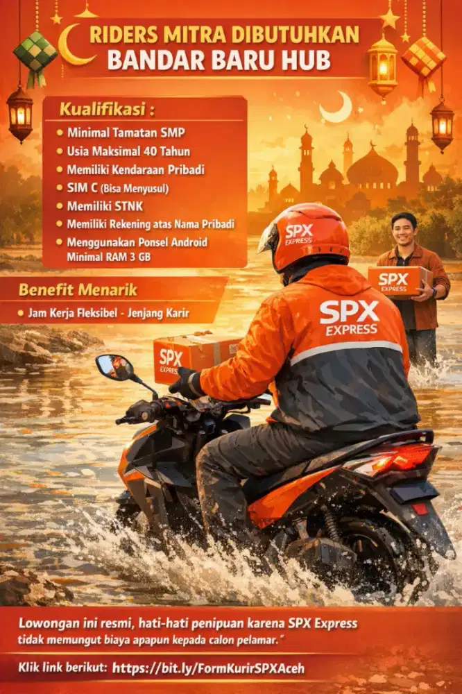 Loker SPX BANDAR BARU HUB