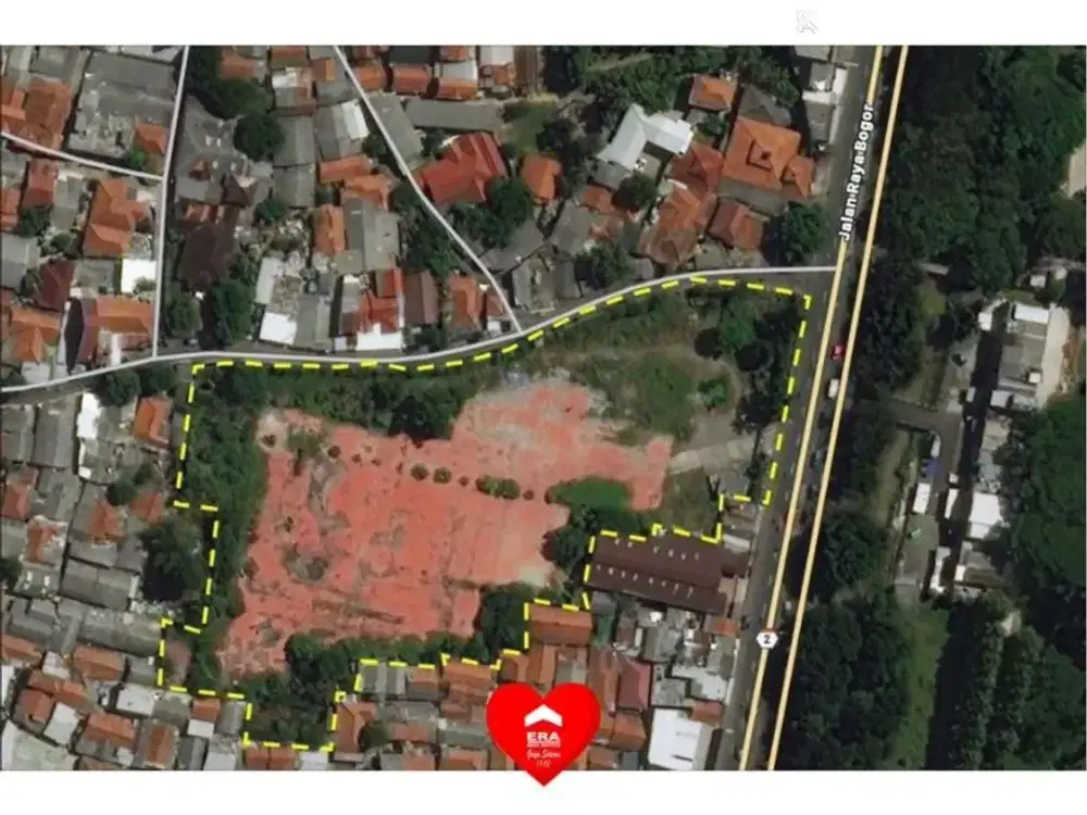 Tanah 11.881 M2 di Jl Raya Bogor, Cibinong, Bogor