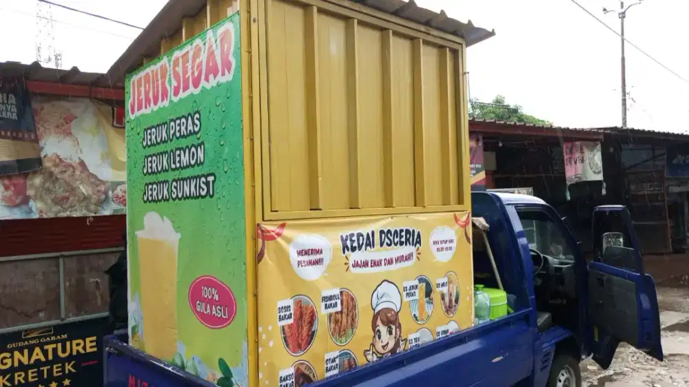 Di jual booth container