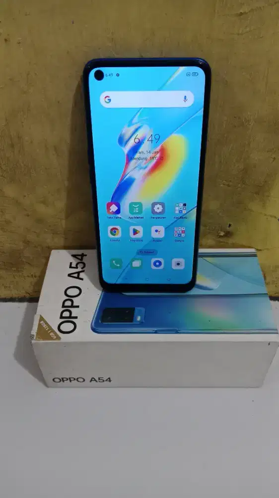 Oppo a54 ram 6/128.klngkpn hp+dosbok