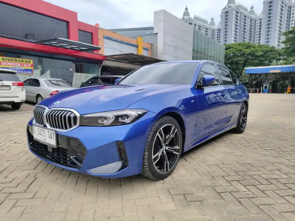 BMW 320I M SPORT G20 FACELIFT AT 2024 LOW KM BLUE ON BLACK SUPER MINT