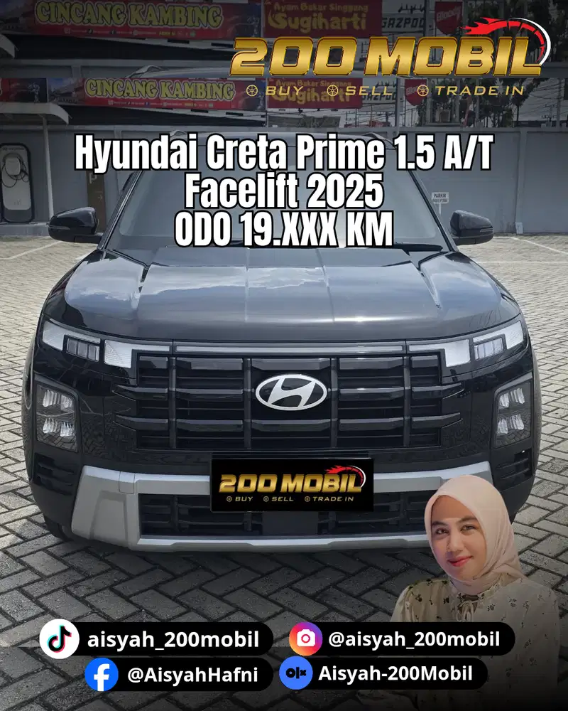 Hyundai Creta Prime 1.5 A/T Facelift 2025 Bensin