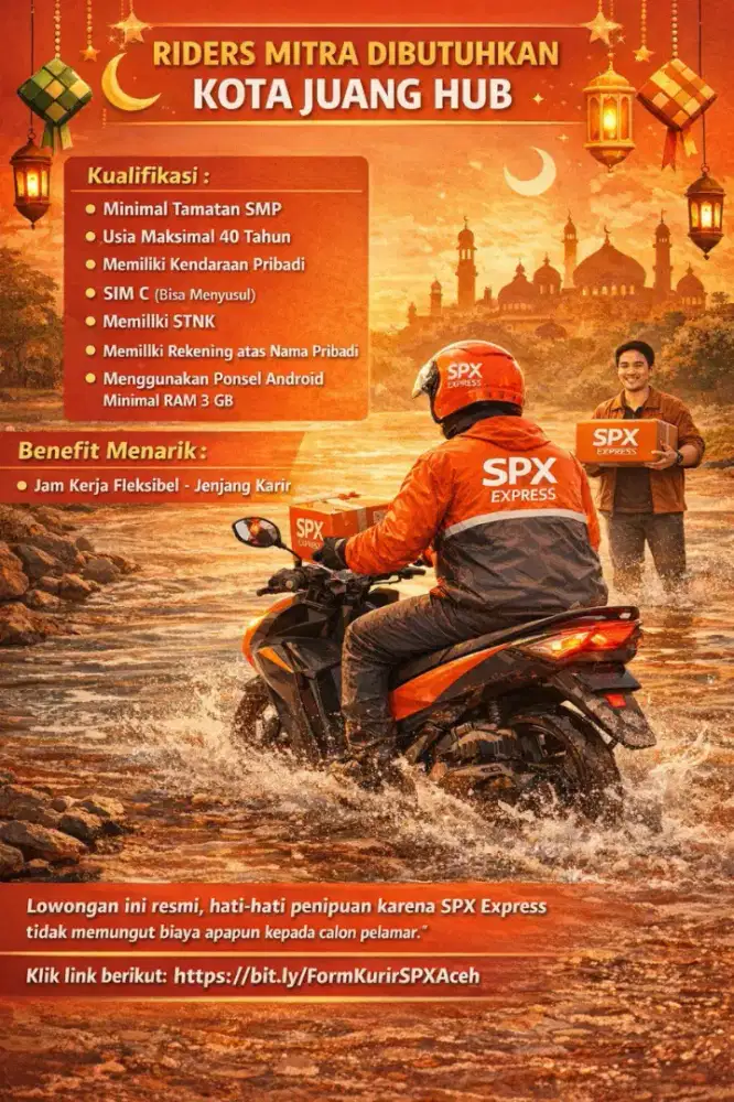 Loker SPX Peusangan hub