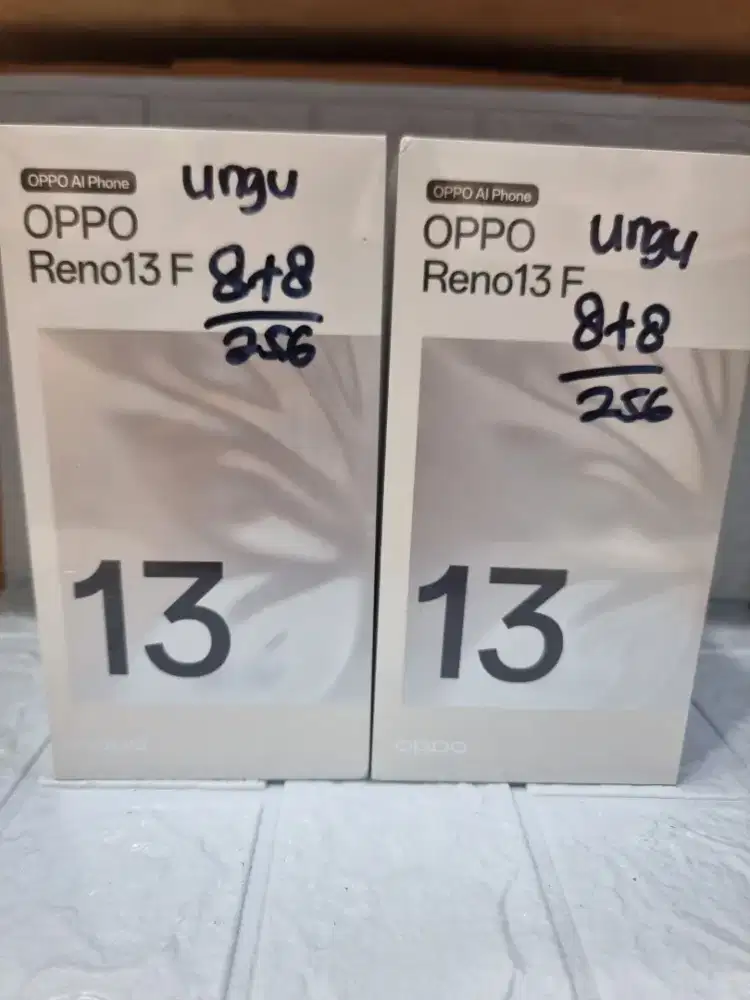 OPPO RENO 13F 8+8/256 BARU SEGEL GARANSI RESMI