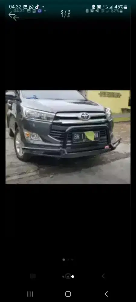 Dijual tanduk/bemper Innova Reborn