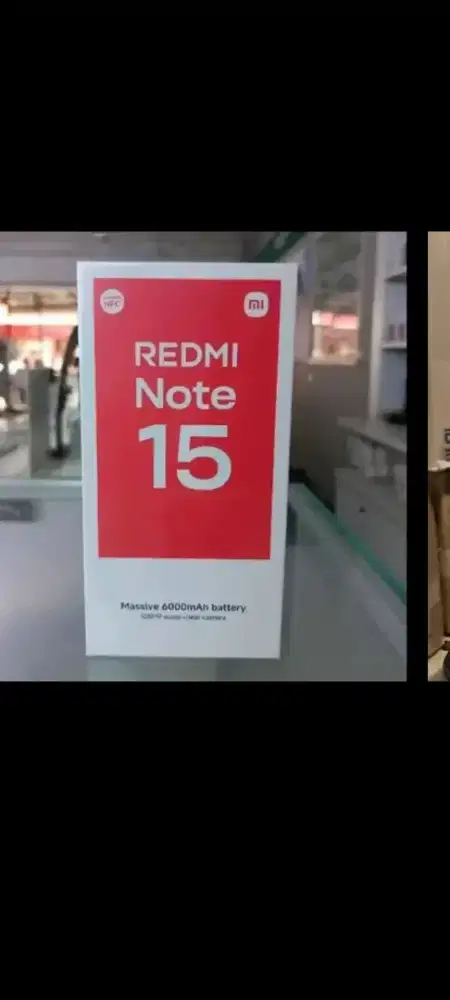 Xiaomi redmi note 15 256gb ram 8gb dan6/128 resmi