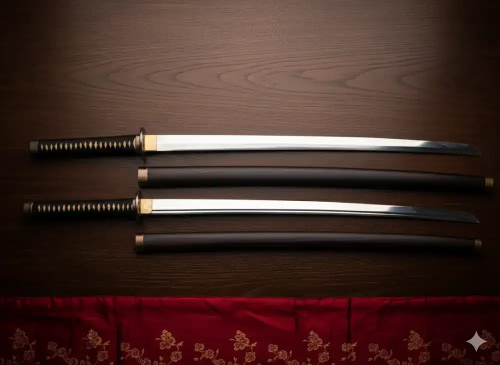 Pedang katana, samurai Teddy Kardin - D2 Steel - tkardinpisau