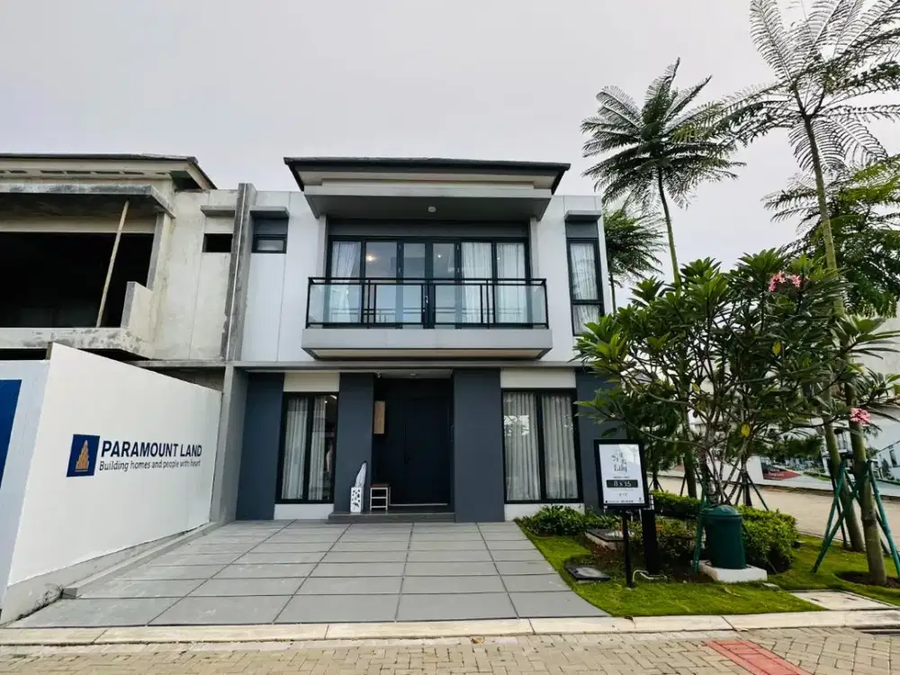 RUMAH FASAD CANTIK CLUSTER LILY LEBAR 8!