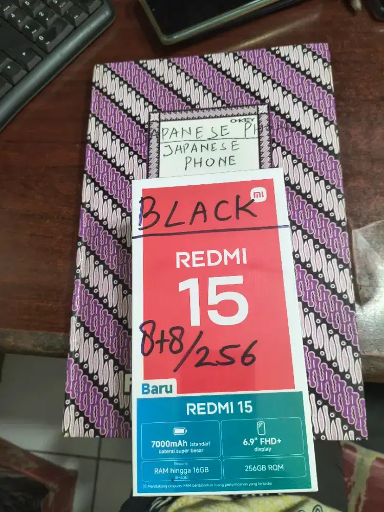 Xiaomi redmi 15 8/256 new resmi