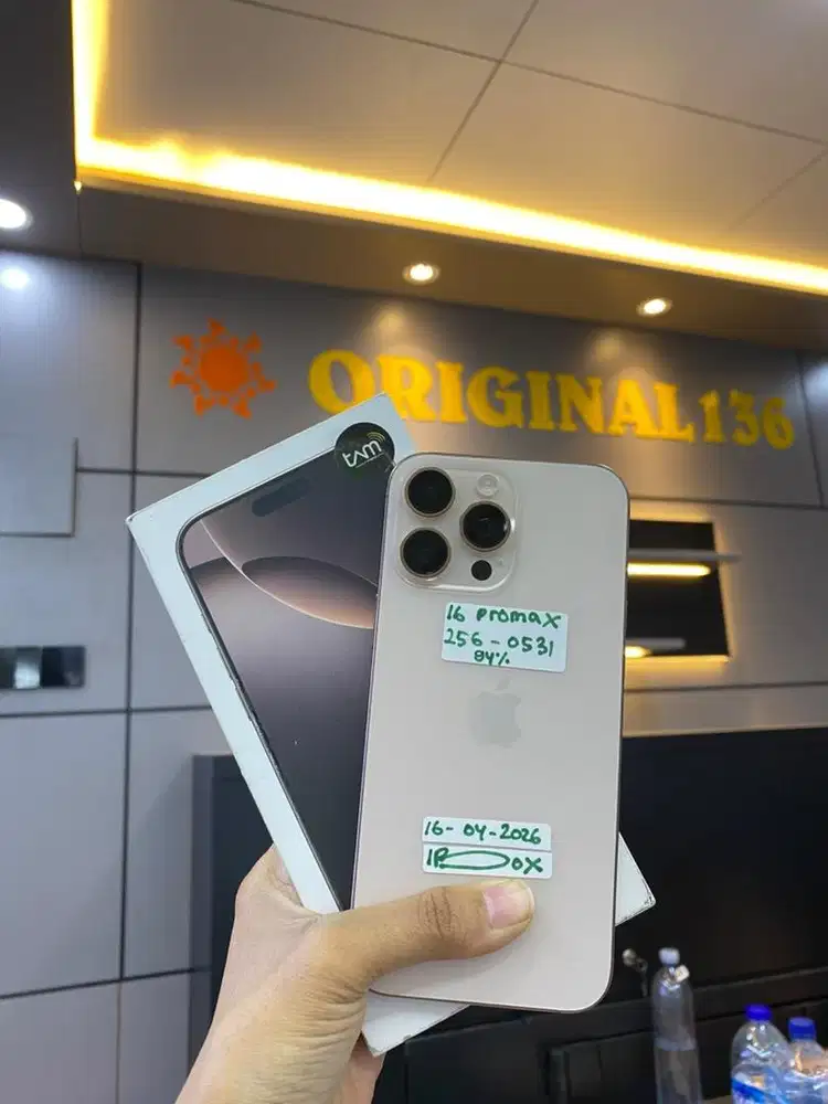 Iphone 16 Promax 256 Dessert IBOX GARANSI