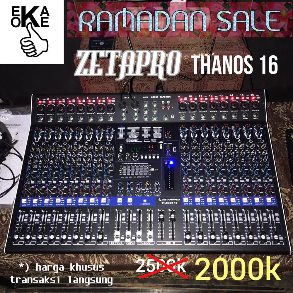 mixer 16 channel ZETAPRO Thanos 16