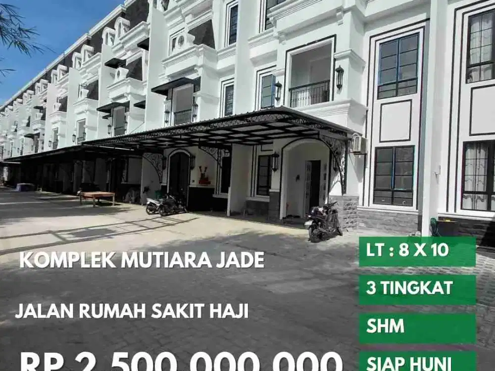 komplek mutiara residence tipe jade jalan rumah sakit haji