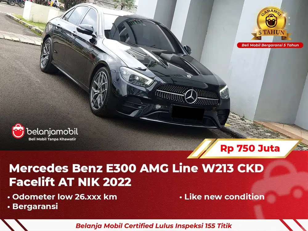 [ LOW KM ] Mercedes Benz Mercy E 300 E300 AMG W213 2022/2023