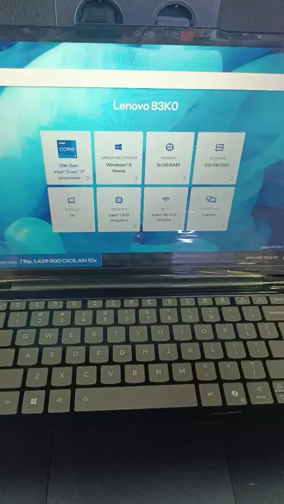 LENOVO IDEAPAD SLIM 5 DENGAN CICILAN 0 % HOME CREDIT