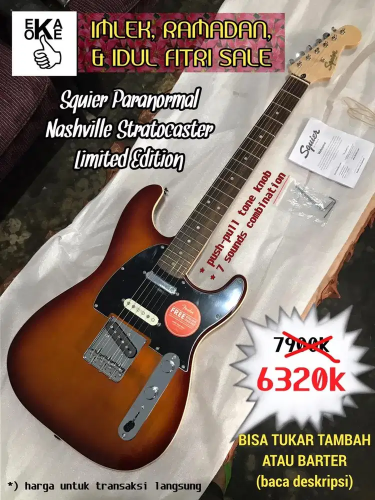 Squier ParanormaI Nashville Stratocaster by Fender