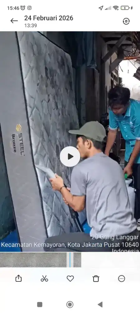 Kasur king merk bronze Steel uk 180x200