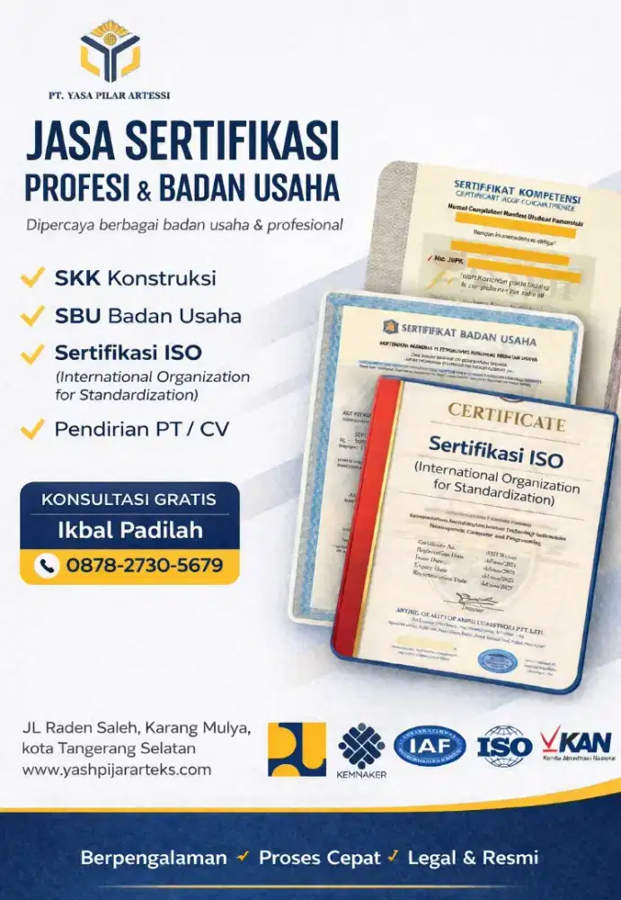 Pembuatan SBU SKK ISO DLL