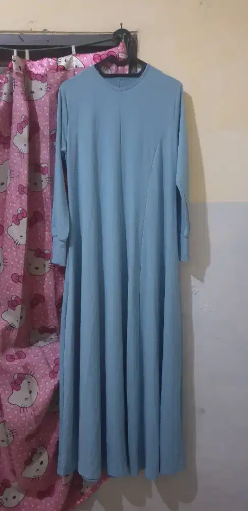 Gamis Jersey Plus Khimar Ceruty
