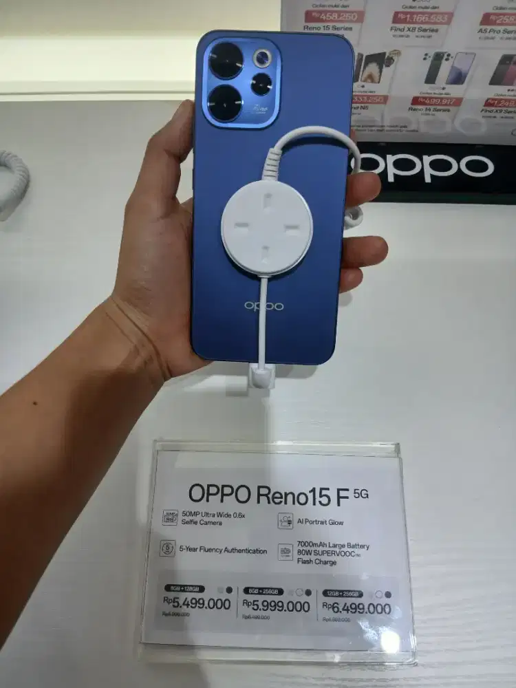 KREDIT HP PODOMORO Cicilan & Cash  New OPPO RENO 15 F Tanpa DP&Survey