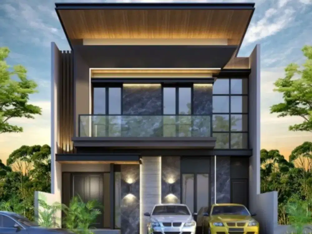 Rumah Woodland Citraland NEW MINIMALIS carport 2