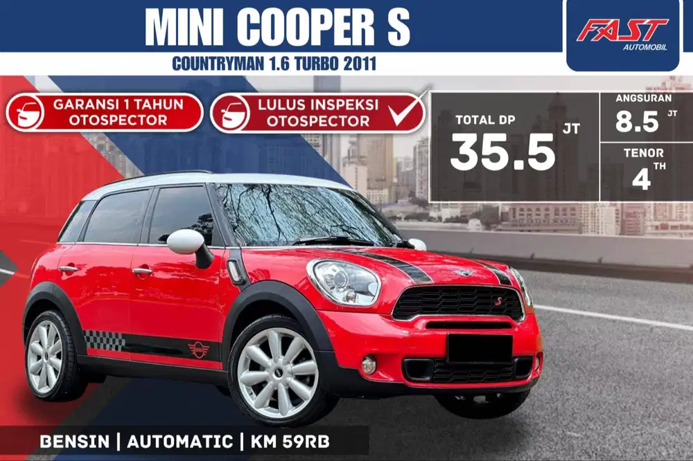 MINI COOPER S COUNTRYMAN 2011 PANORAMIC LOW KM.59RB INDIVIDUAL SEAT
