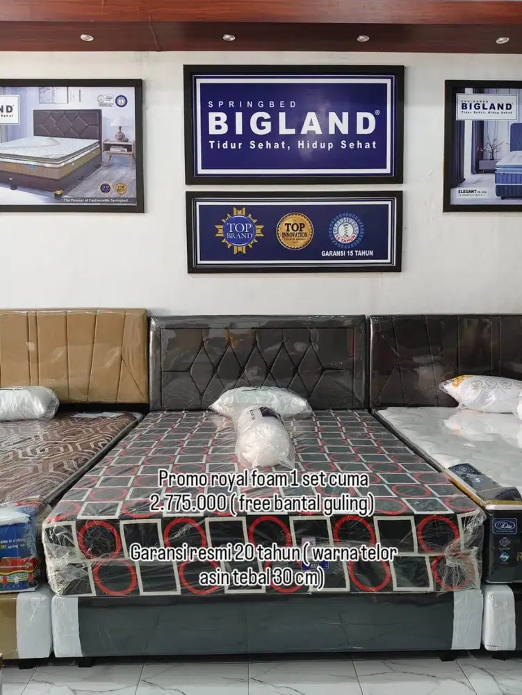 SPRINGBED FULL BUSA ROYAL FOAM 2O TAHUN