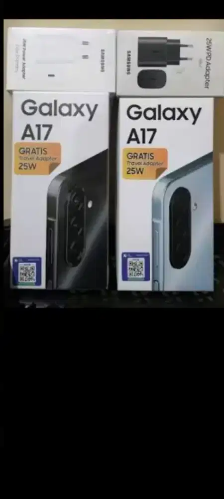 Samsung galaxy A17 256gb ram 8gb dan8/128 resmi