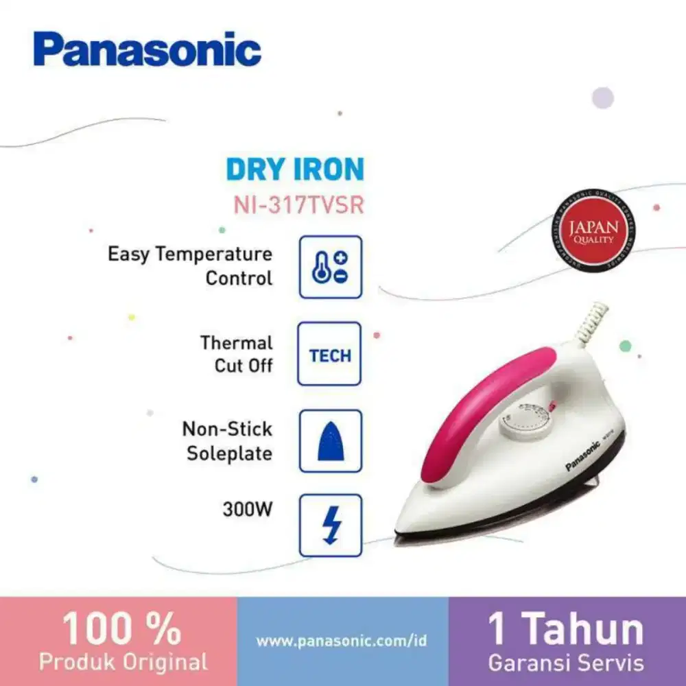 SETRIKA PANASONIC 317TVSR