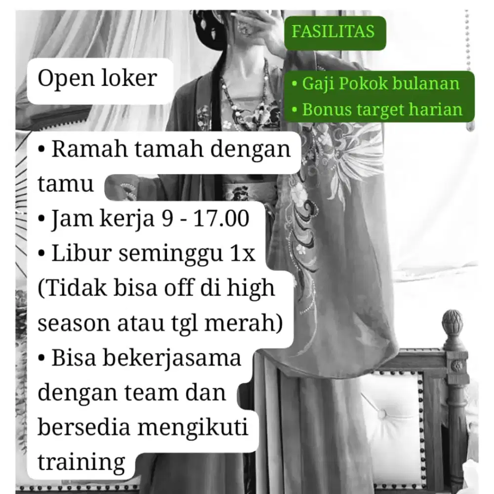 Loker penyewaan kostum