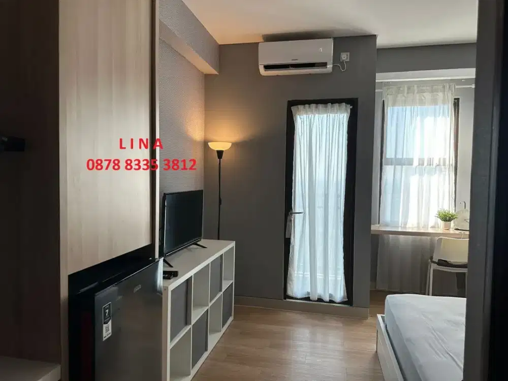 DIJUAL FULL FURNISH - APARTEMEN PARK CIBUBUR - DEKAT MALL & AKSES TOL - VIEW DANAU