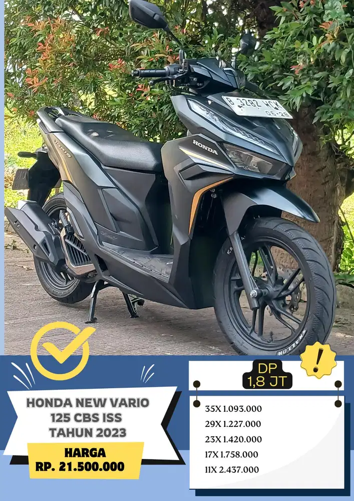 New Vario 125 CBS ISS Tahun 2023 Siap Pakai
