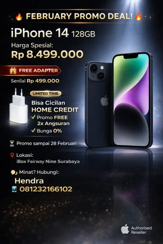 iPhone 14 promo free adpater s