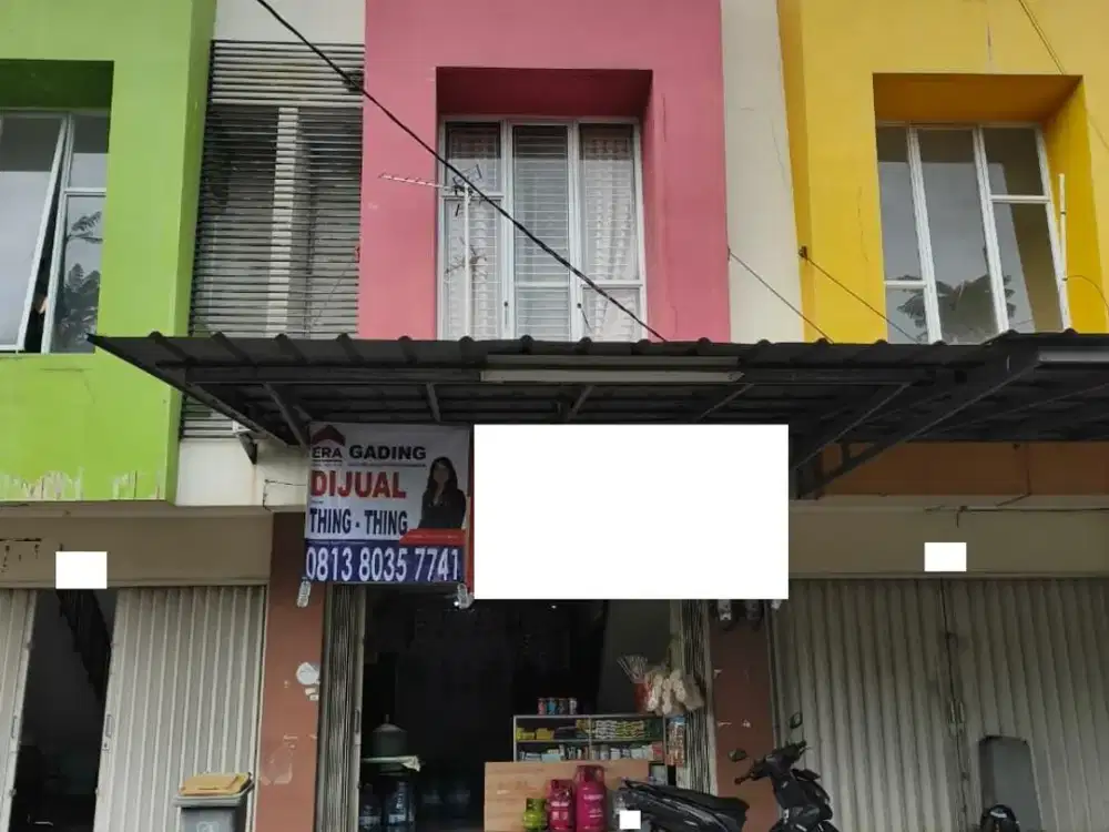 Ss.3669 - Murah !! Dijual Ruko Siap Pakai 4x16 Jalan 3 Mobil di De Residence Puri Harapan Bekasi Hadap Selatan