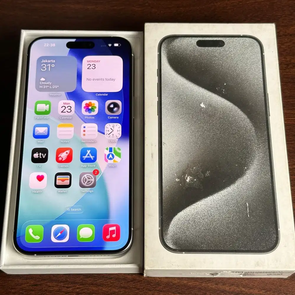 Iphone 15 ProMax 256GB scnd iBox mulus fullset