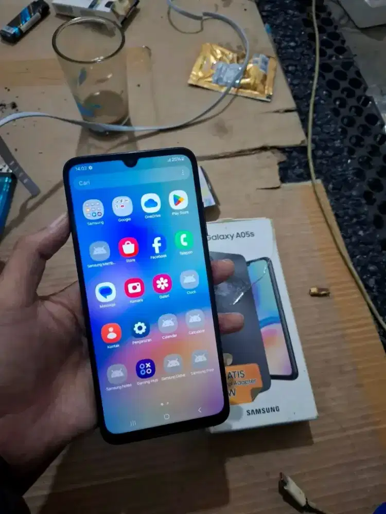 Samsung a05s 6/128gb fullset mulus TT bisa