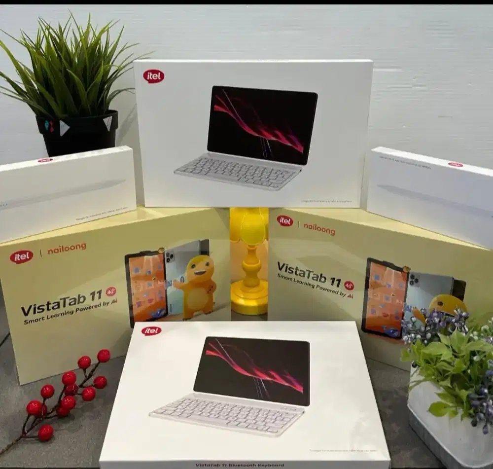 Itel Vistatab 11 ram 4gb+8gb/128gb baru segel bisa kredit dan Tt