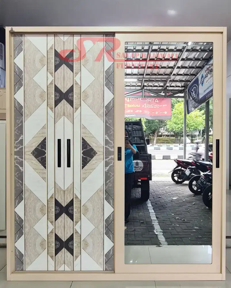 Lemari Besi Pakaian Olymsteel OSWC 3P Murah Jogja (Ars)