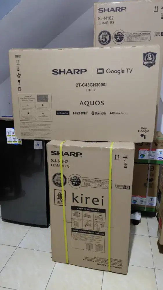 Dijual nih tv led sharp andtoid 43in baru