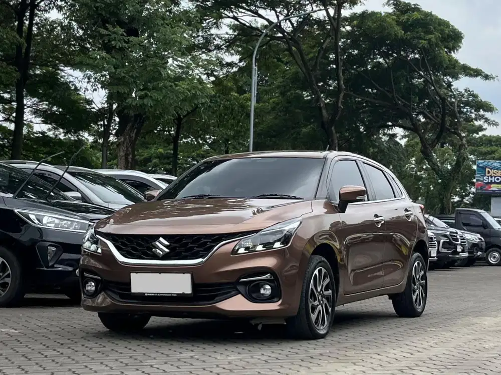 (CASH TERMURAH) SUZUKI BALENO HB MATIC 2023 COKLAT, KM 40RB