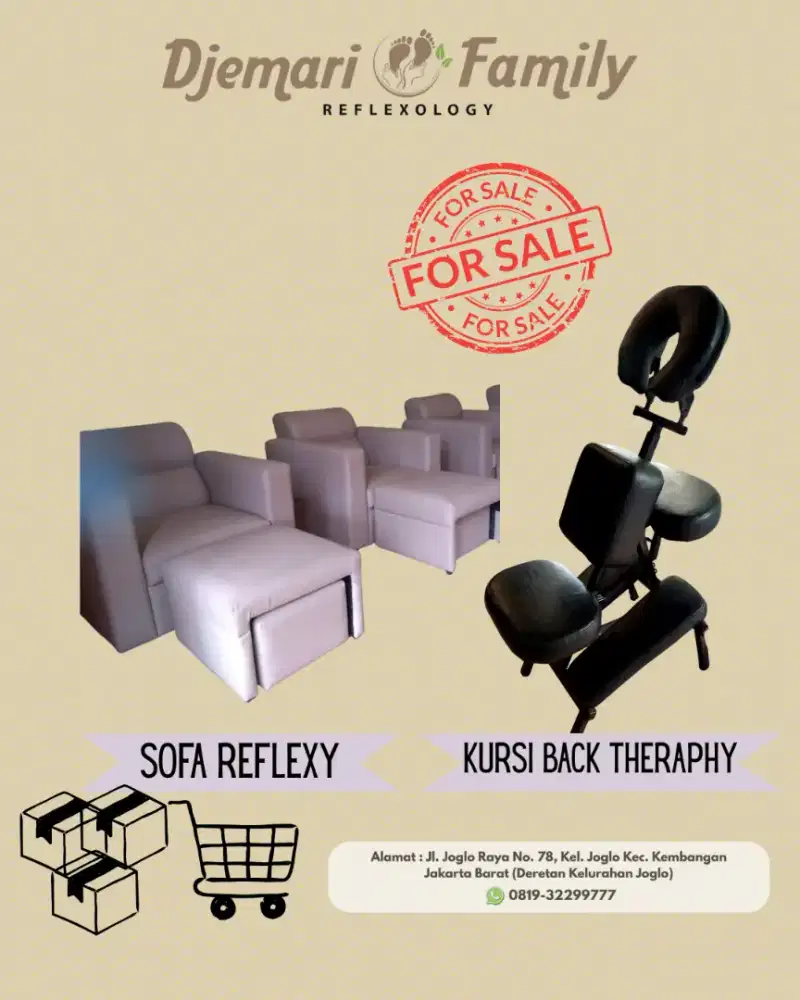 Sofa Kursi Pijat Reflexy Massage terapi punggung back theraphy