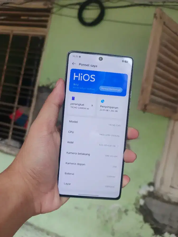 Tecno camon 40 NFC Ram 8/256