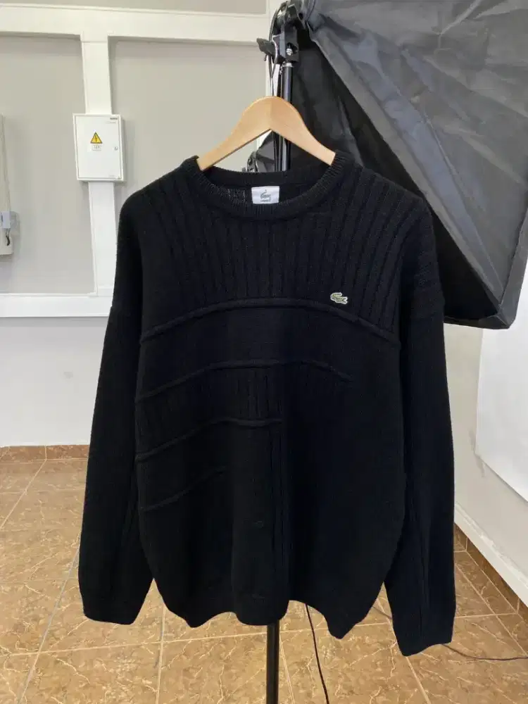 Sweatshirt Lacoste Knit ukuran M