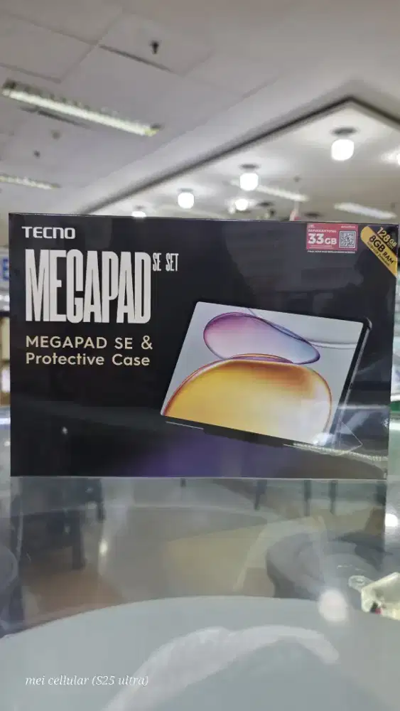 Tecno Megapad SE ram 4gb/128gb baru segel bisa kredit dan Tukar tambah