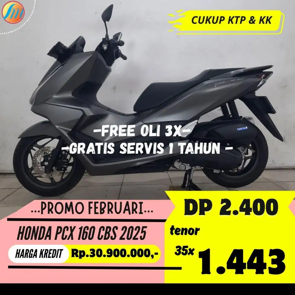 KM LOW KREDIT MURAH ANGSURAN TERJANGKAU HONDA PCX 160 CBS 2025 SEKEN
