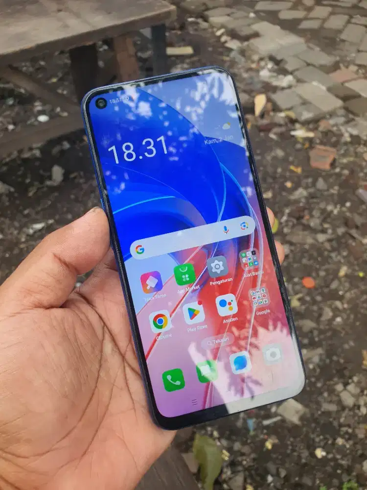 Oppo A55 ram 4+4/64 siap pakai