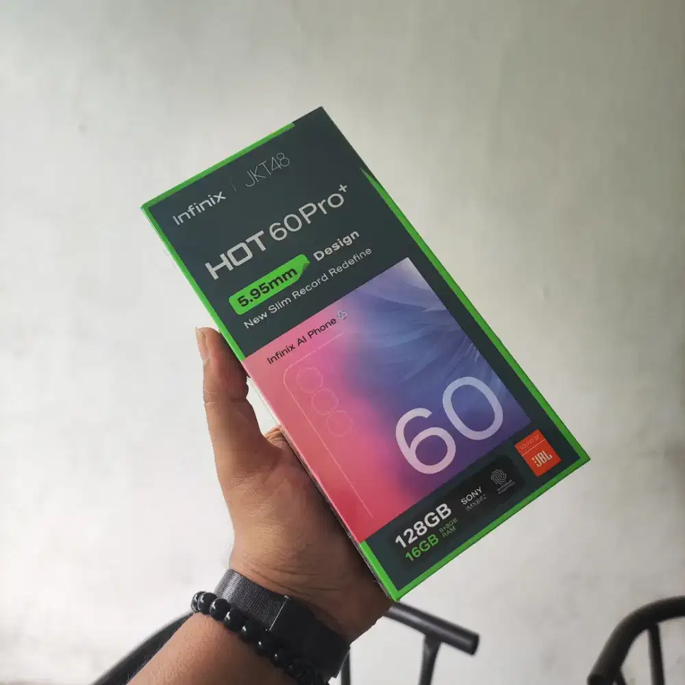 Infinix Hot 60 pro plus, 8/128Gb New, bisa TT