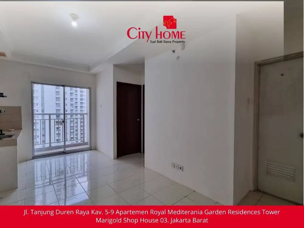 Disewakan Murah Apartemen Kosongan 2 Kamar, Jakarta Barat