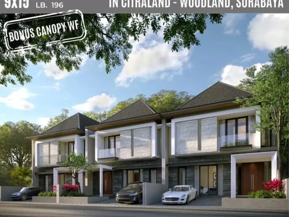 Citraland Woodland - Jalan Kembar Cluster Row 15m, Minimalis